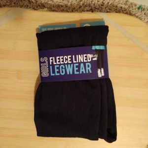 Girls Fleece Lined Leggings Jeggings XL 14…